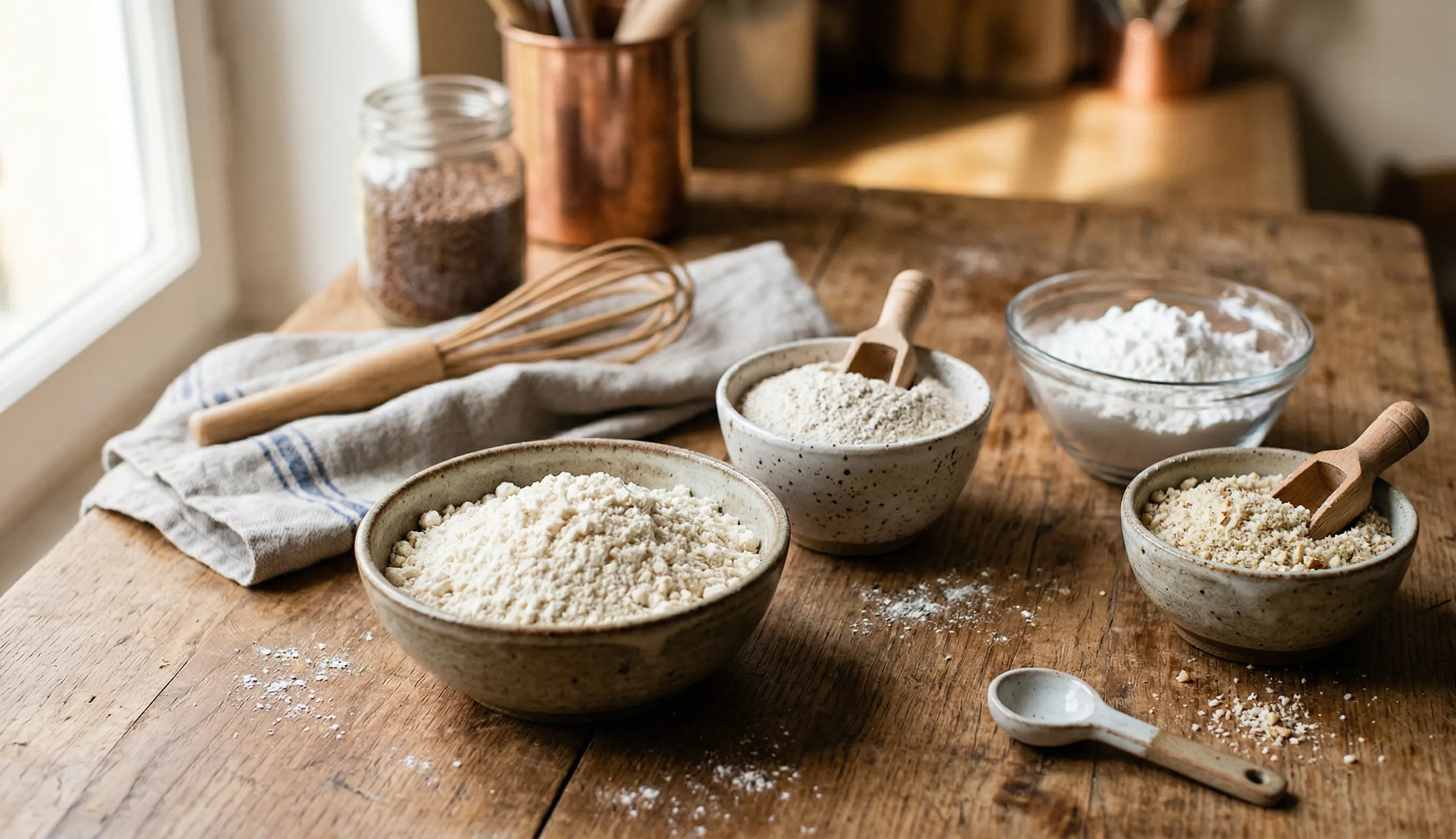 remplacer la farine alternatives sans gluten cuisine