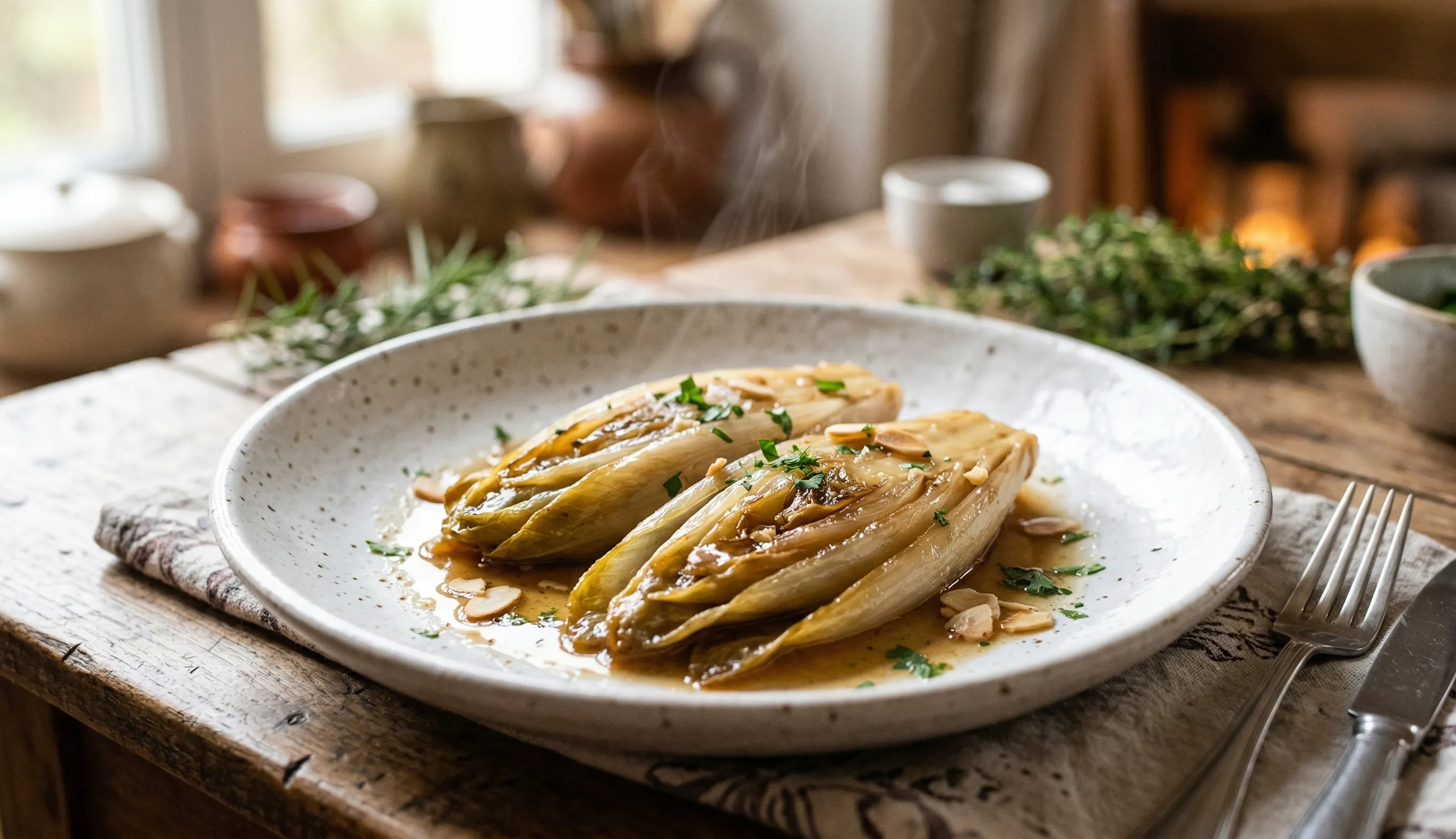 Endives fondantes cuites à la cocotte minute sans amertume