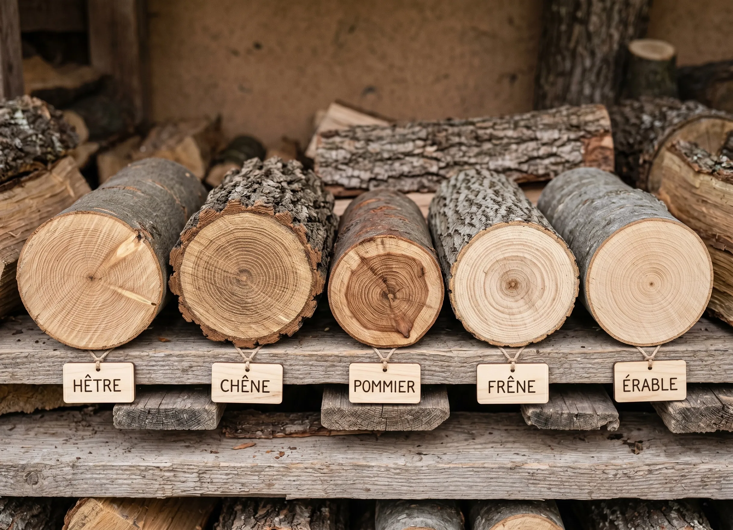 comparaison des bois hêtre chêne et pommier pour four à pizza