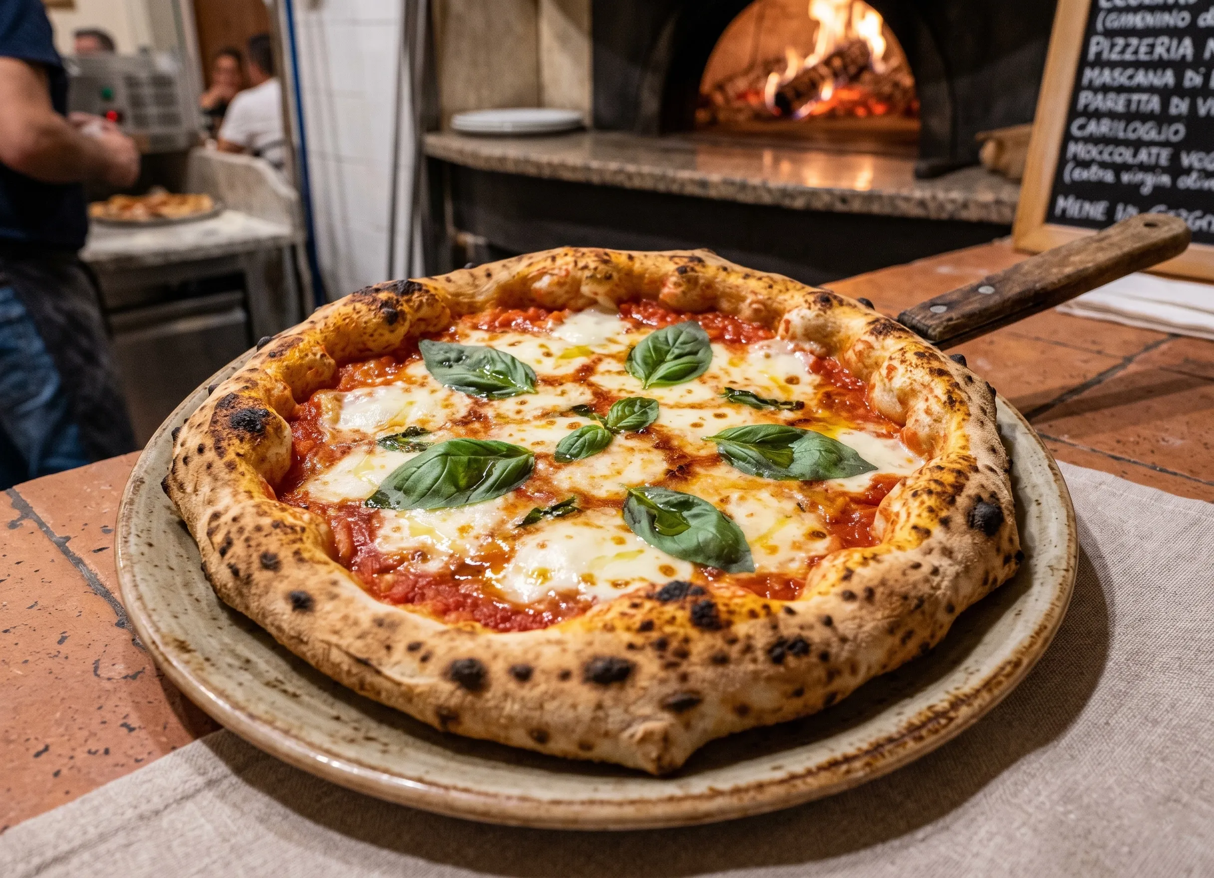 pizza margherita authentique italienne basilic mozzarella