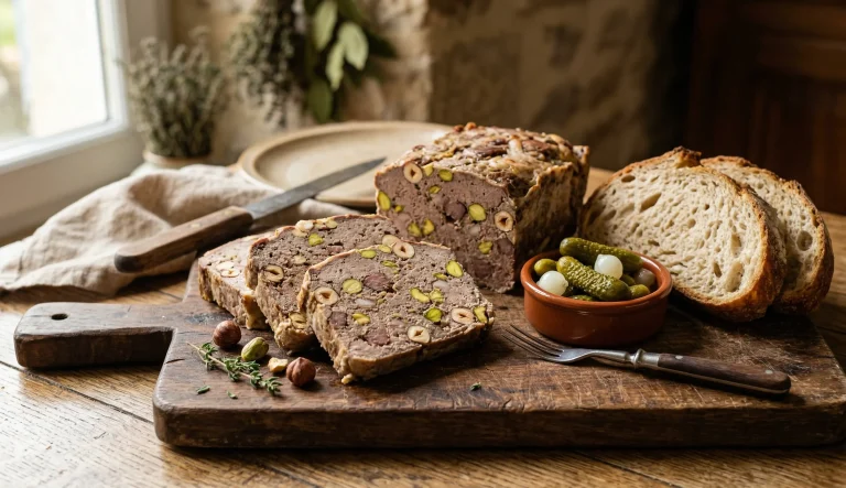 terrine de chevreuil maison tranchée texture fondante
