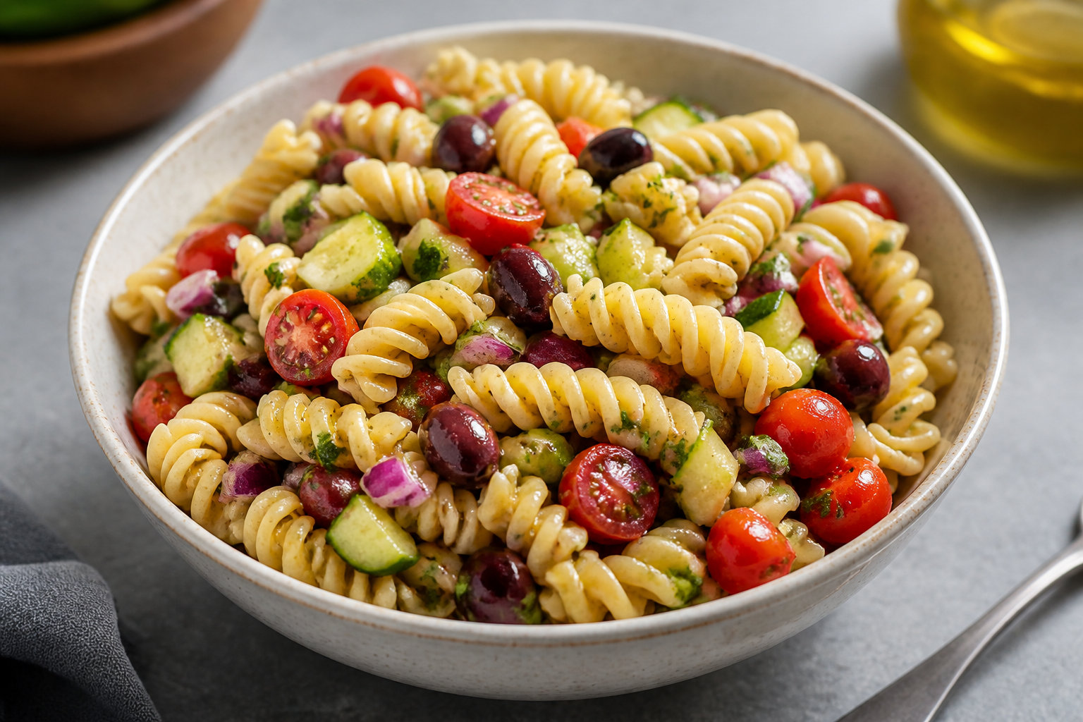 La meilleure vinaigrette salade pâtes pour régaler tout le monde
