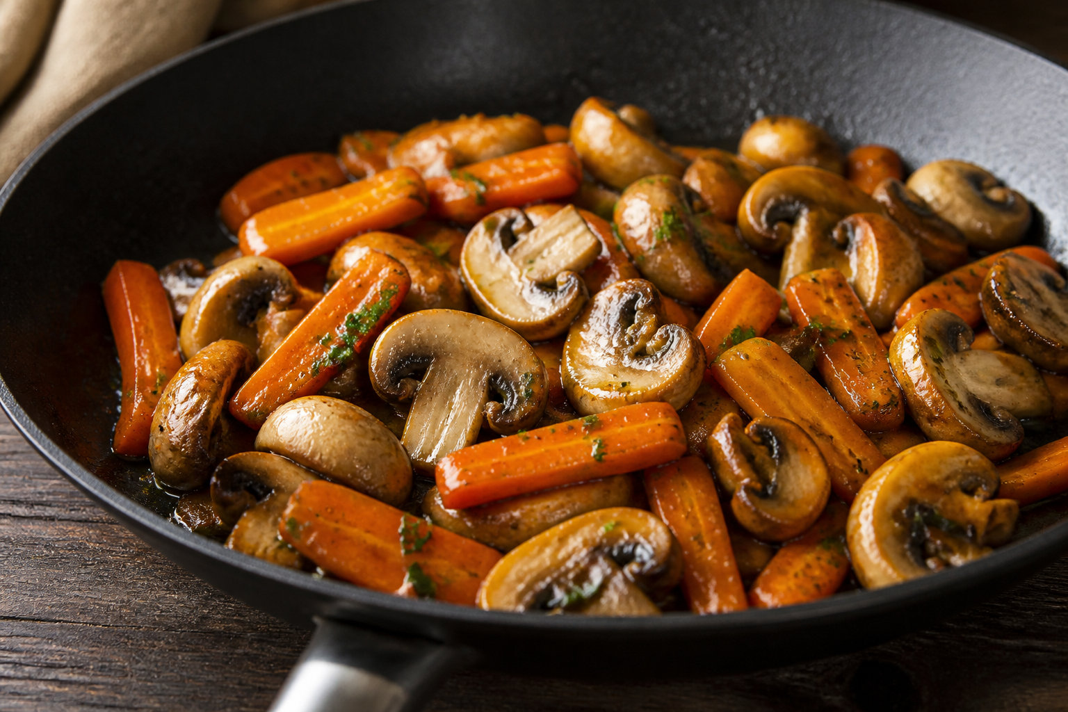 La poêlée de légumes classiques et de saison