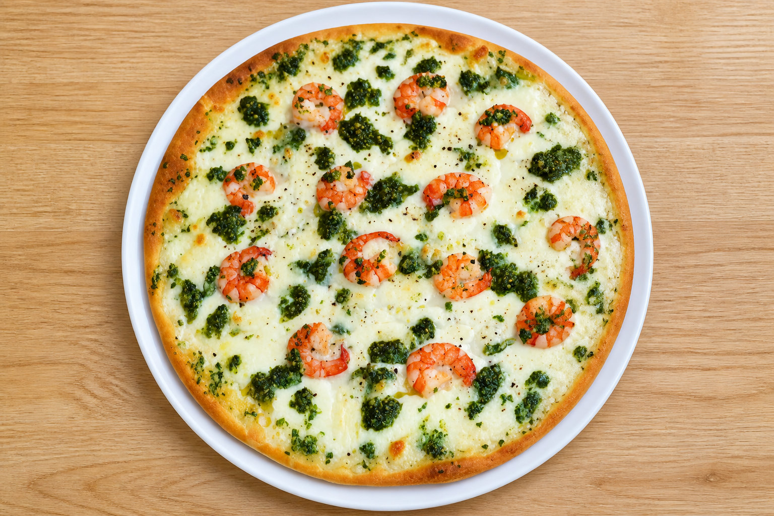 Les ingrédients pour une recette pizza crevette qui déchire
