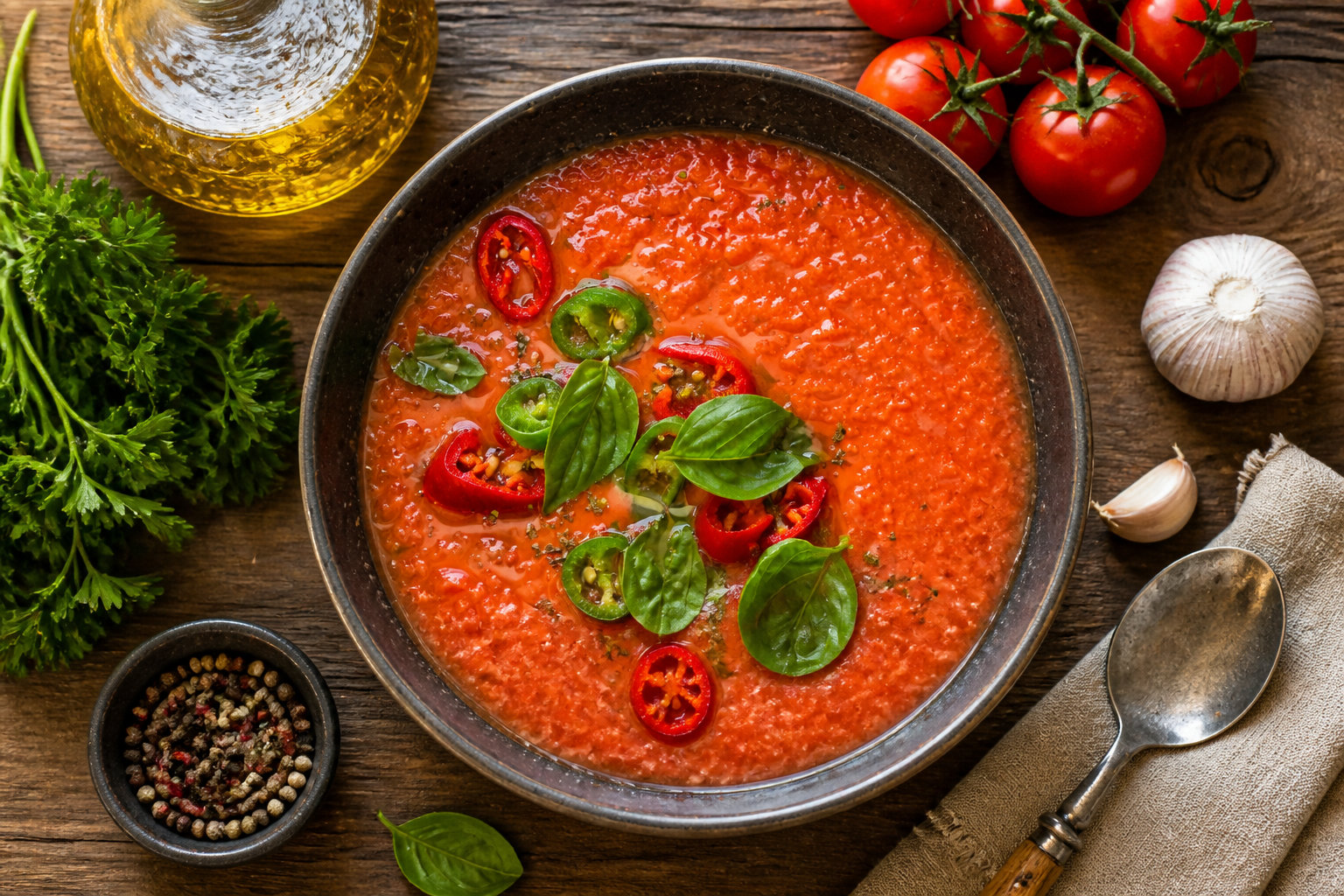 Les fondamentaux de la recette gaspacho maison rapide